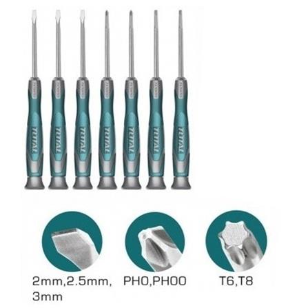 TOTAL 7ea PRECISION SCREWDRIVER THT250726