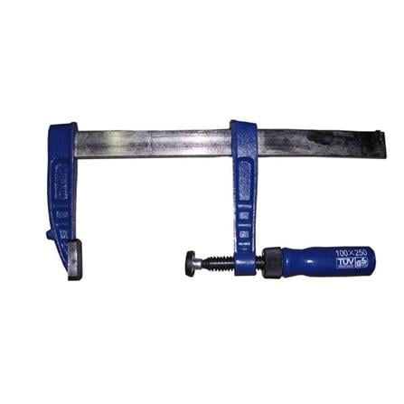 8" IRON BULL F-WOOD CLAMP BLUE