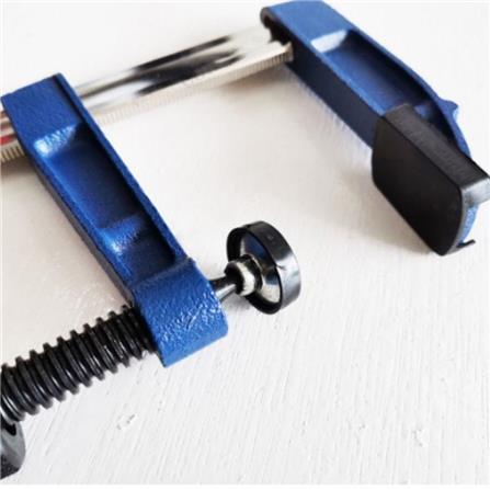 8" IRON BULL F-WOOD CLAMP BLUE