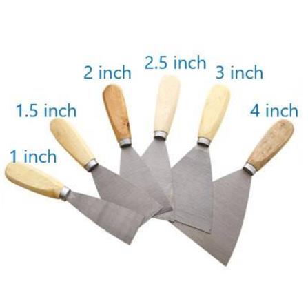 IRON BULL 4" PAINT SCRAPERS + HANDLE