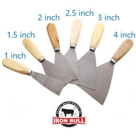 IRON BULL 3" PAINT SCRAPERS + HANDLE