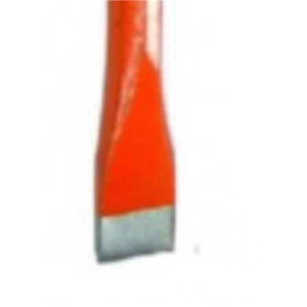 8" FLAT  IRON BULL CONCRETE CHISEL ORANGE
