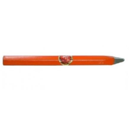 8" POINTED  IRON BULL CONCRETE CHISEL ORANGE