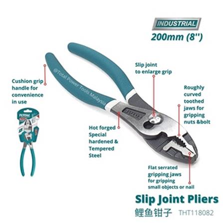 8" TOTAL SLIP JOINT PLIER