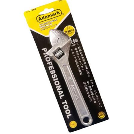 ADAMARK 12" CHROME ADJUSTABLE WRENCH
