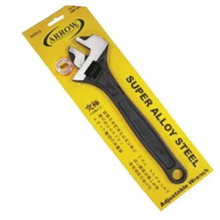 ARROW PIPE WRENCH 8"  BLACK
