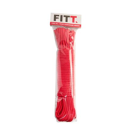 PE ROPE FITT 5MMX20M RED