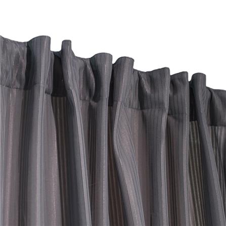 HLS SHEER CURTAIN HIDDEN TAP HOLMA 140X280CM GRAY
