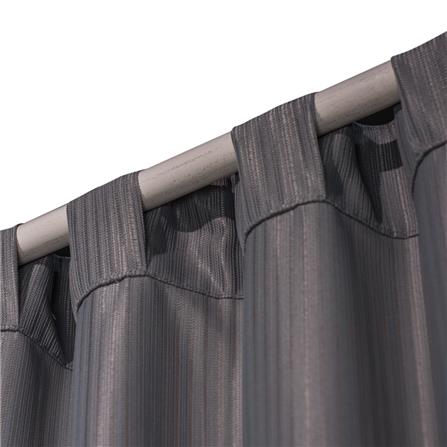 HLS SHEER CURTAIN HIDDEN TAP HOLMA 140X250CM GRAY