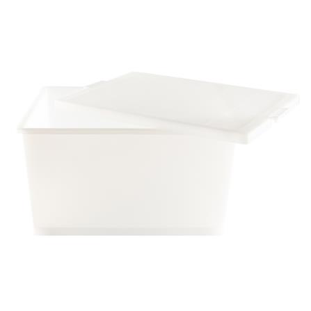 STACKABLE STORAGE BOX WITH LID STACKO 5225 60L 40.9X59X32.8CM WHITE