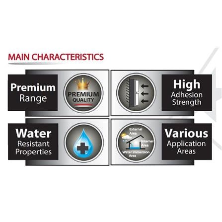 EZI TILE ADHESIVE STAR FIX C1T GREY 20KG