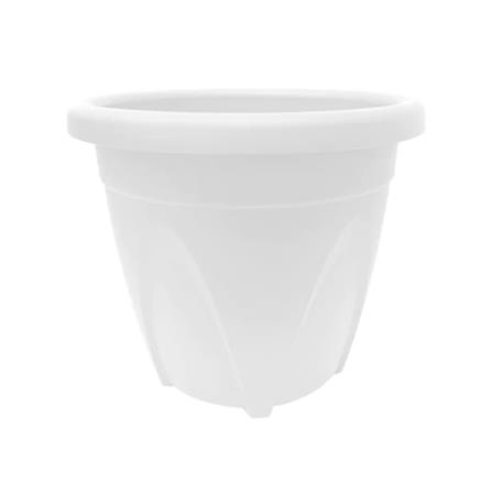 Baba Flower Pot Bio Round AR-330 Zen White