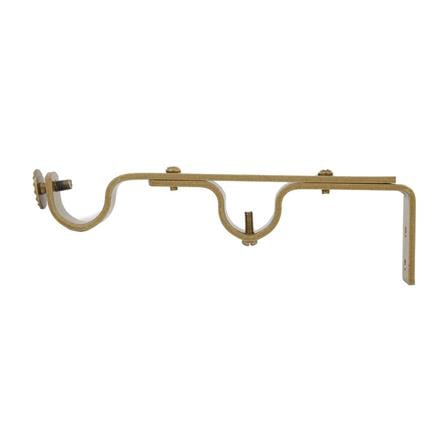 CURTAIN ROD BRACKET HOME LIVING STYLE 2-LAYER 19MM GOLD