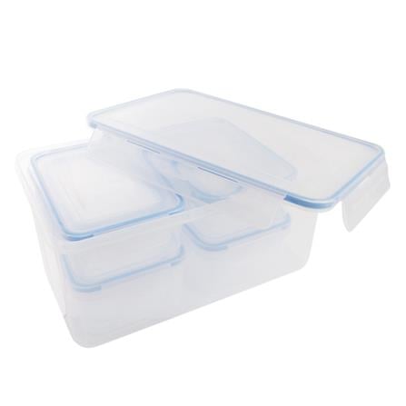 DOUBLE LOCK FOOD CONTAINER 9PCS SET 99514