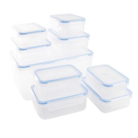 DOUBLE LOCK FOOD CONTAINER 9PCS SET 99514