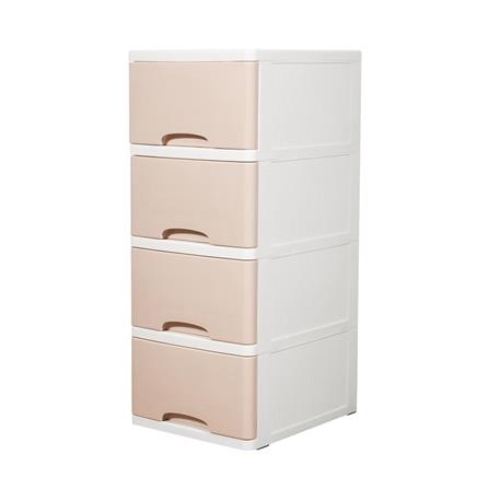 4-TIER DRAWER STACKO KS-514P 36X43.5X87CM PINK