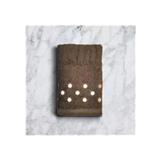 LOFTEX EMBROIDERY CIRCLE BATH TOWEL 27"X54"-BRO