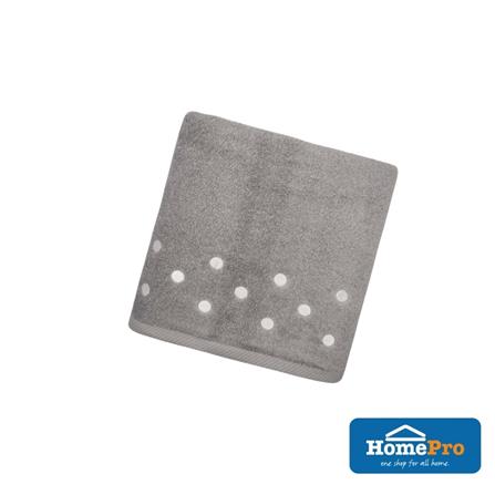MONTEX EMBROIDERY BATH TOWEL 27? x 54? &ndash; GREY