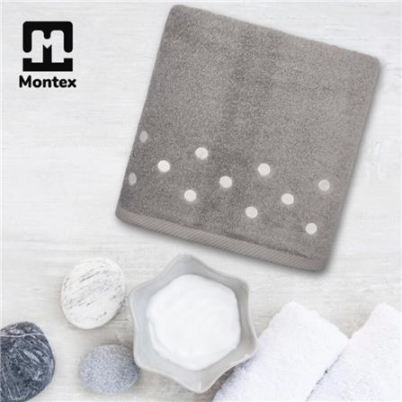 MONTEX EMBROIDERY BATH TOWEL 27? x 54? &ndash; GREY
