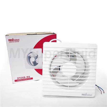 RED LABEL WALL VENTILATOR SPIDER RLWALL-01_6"