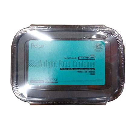 STAINLESS STEEL FOOD CONTAINER 700ML-H1207