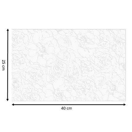 TARA WALLTILE 25x40CM PRYM WHITE 1.0M2