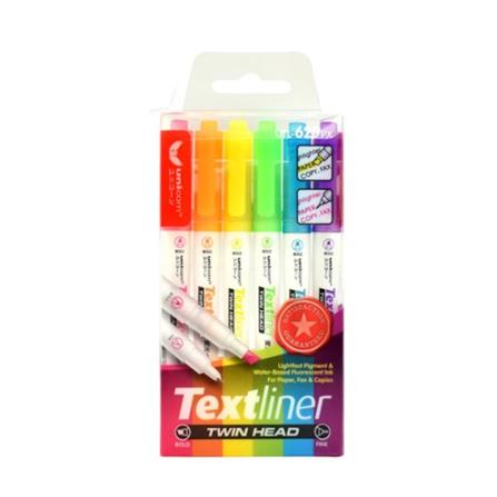 UNICORN UTL-629PX-6S TWIN HEAD TEXTLINE MARKER