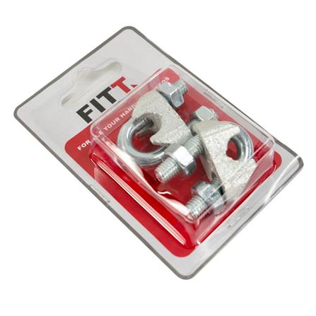 WIRE ROPE CLIP FITT 3/8" 2PCS