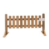 ME LIVING NICE WOODEN FENCE W70XH40CM BROWN