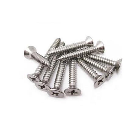 AMAN CSK HEAD TAPPING SCREW 8X1" FLAT-15S