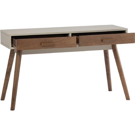 BAILEY CONSOLE TABLE WALNUT/WHITE ASH MSAIN OAK