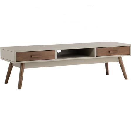 NUHOOM TV CABINET BAILEY 1.5M WALNUT/WHITE