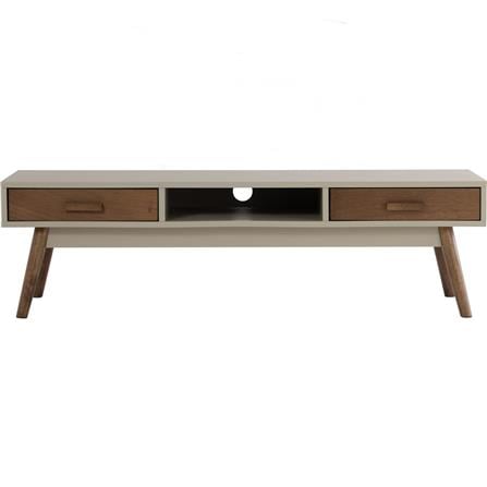 NUHOOM TV CABINET BAILEY 1.5M WALNUT/WHITE