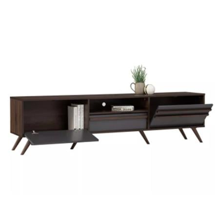BLACKBURN TV CABINET 1.8M WALNUT GY(2/1
