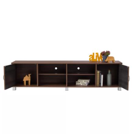 DAYTON TV CABINET 1.8M WALNUT/BLACK ASH