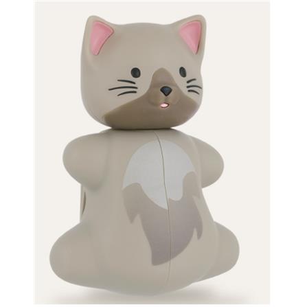 FLIPPER TOOTHBRUSH HOLDER F02811 CAT WHITE (H9xW6XD6 CM)
