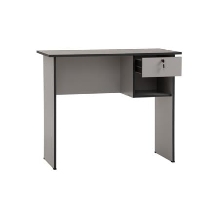 NUHOOM ECO OFFICE TABLE GREY PARTICLE BOARD