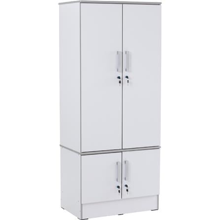 NUHOOM NAOMI WARDROBE 4 DOOR WHITE
