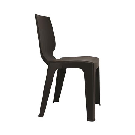 NUHOOM OPTIMUS SIDE CHAIR DARK BLACK