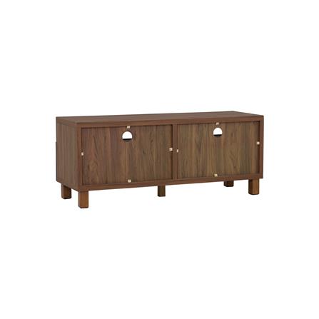 NESTHOUZ TV CABINET GORDY 1.18M WALNUT/BLACK