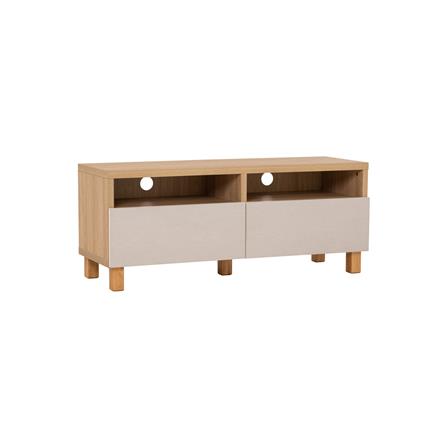 NESTHOUZ TV CABINET GORDY 1.18M OAK/WHITE