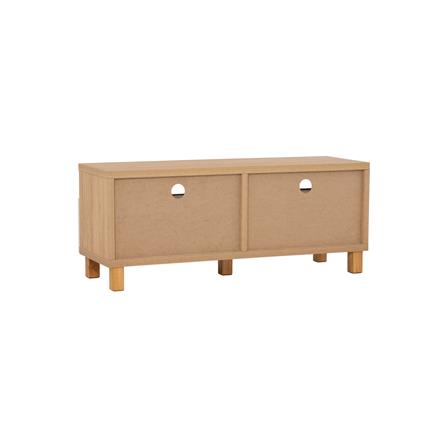 NESTHOUZ TV CABINET GORDY 1.18M OAK/WHITE