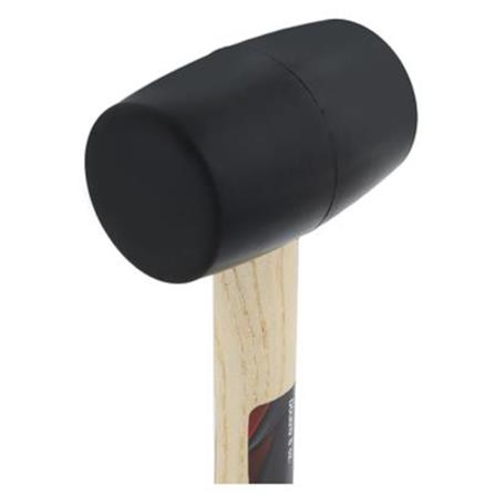 MATALL RUBBER MALLET WOODEN HANDLE 0.5LB RMH008W-A