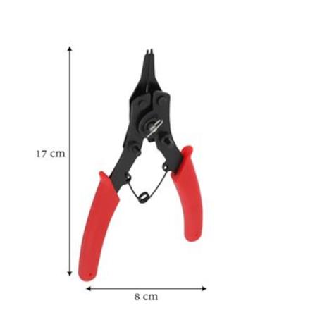 MATALL SNAP RING PLIER 6" HMP1049297-A (BLACK-RED)