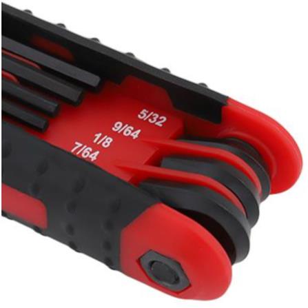 MATALL 9EA HEX KEY SET MULTIPLE SIZE DT1238-A