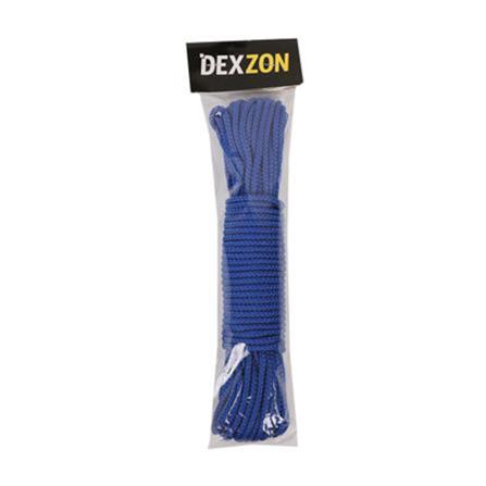 DEXZON POLYETHYLENE ROPE 5MMX20M BLUE