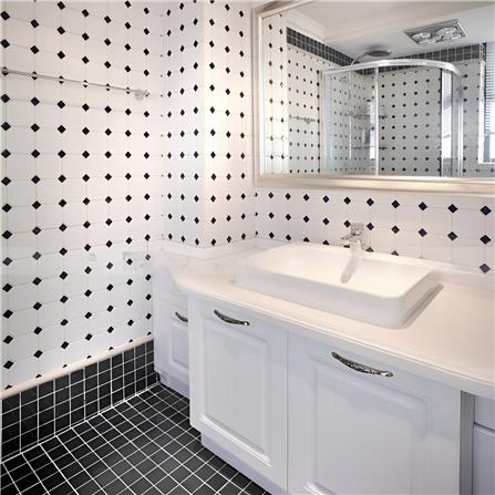 GNG MOSAIC RETRO CLASSIKO 30X30CM BLACK & WHITE