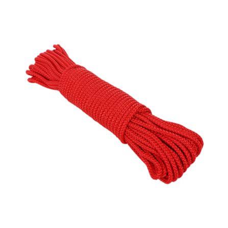 DEXZON POLYETHYLENE ROPE 5MMX20M RED