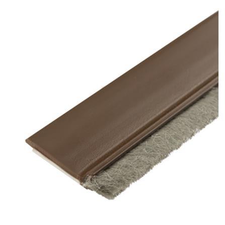 DEXZON BRUSH DOOR SWEEP 100CM BROWN