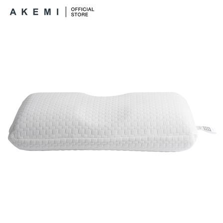 AKEMI PILLOW SLEEP ESSENTIAL ERGONOMIC AIR VENT ORTHO CHARCOALED MEMORY FOAM 60X40X12CM BLACK